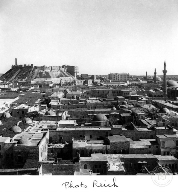 Aleppo — Citadel beyond the city rooftops