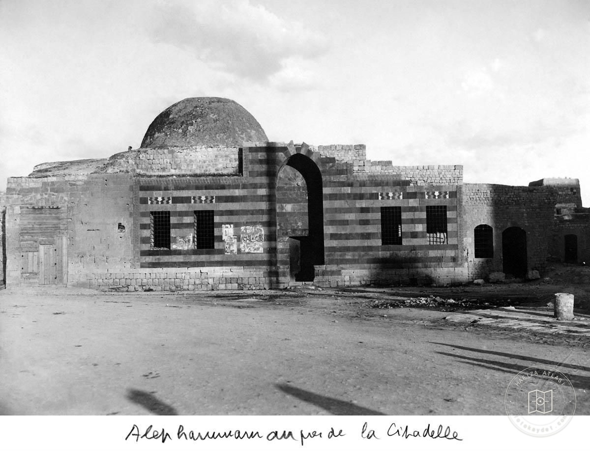 Aleppo — Yalbugha Baths — domed exterior