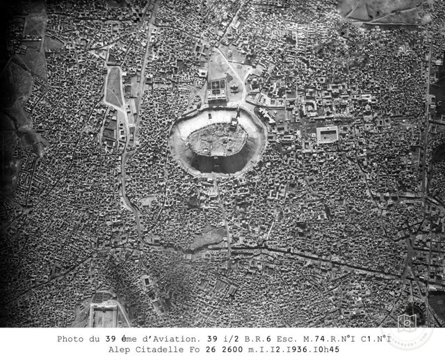 Aleppo — Aerial photograph of central Aleppo