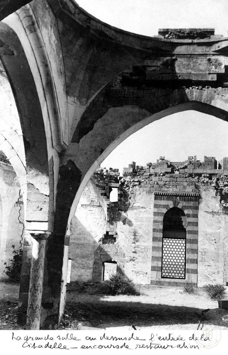 Aleppo — Citadel — vaulted bay in the audience hall