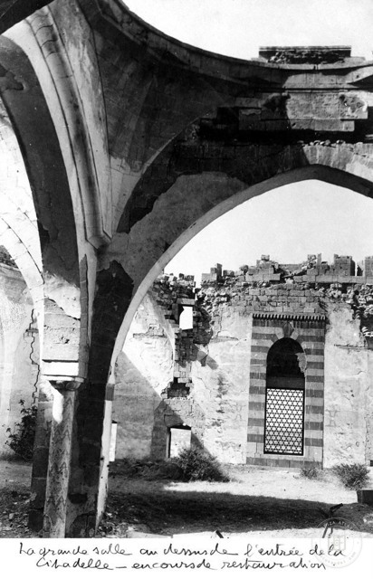 Aleppo — Citadel — vaulted bay in the audience hall
