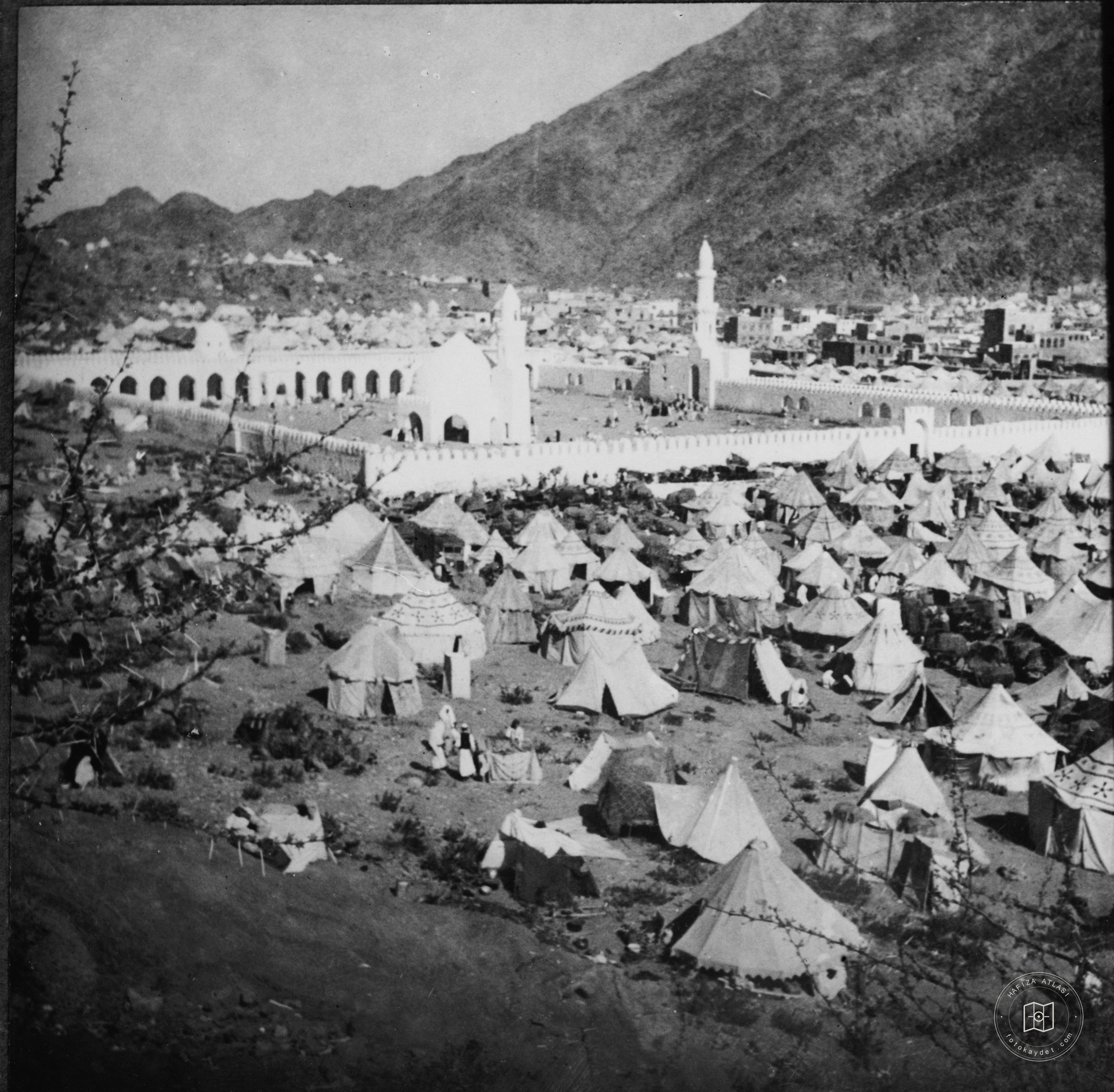 Pilgrim tents on the outskirts of Mecca