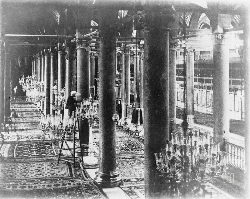 Interior of the Prophet’s Mosque