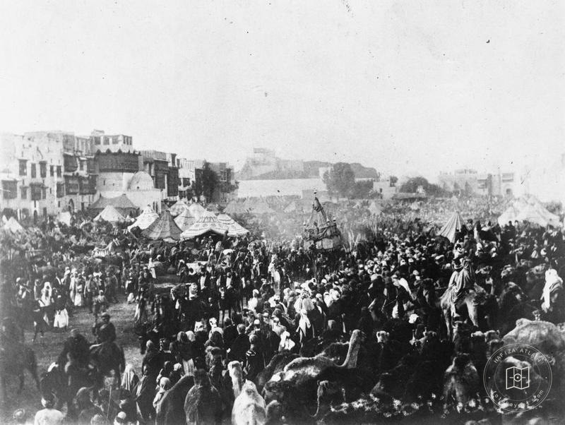 Mahmal procession through the streets of Mecca