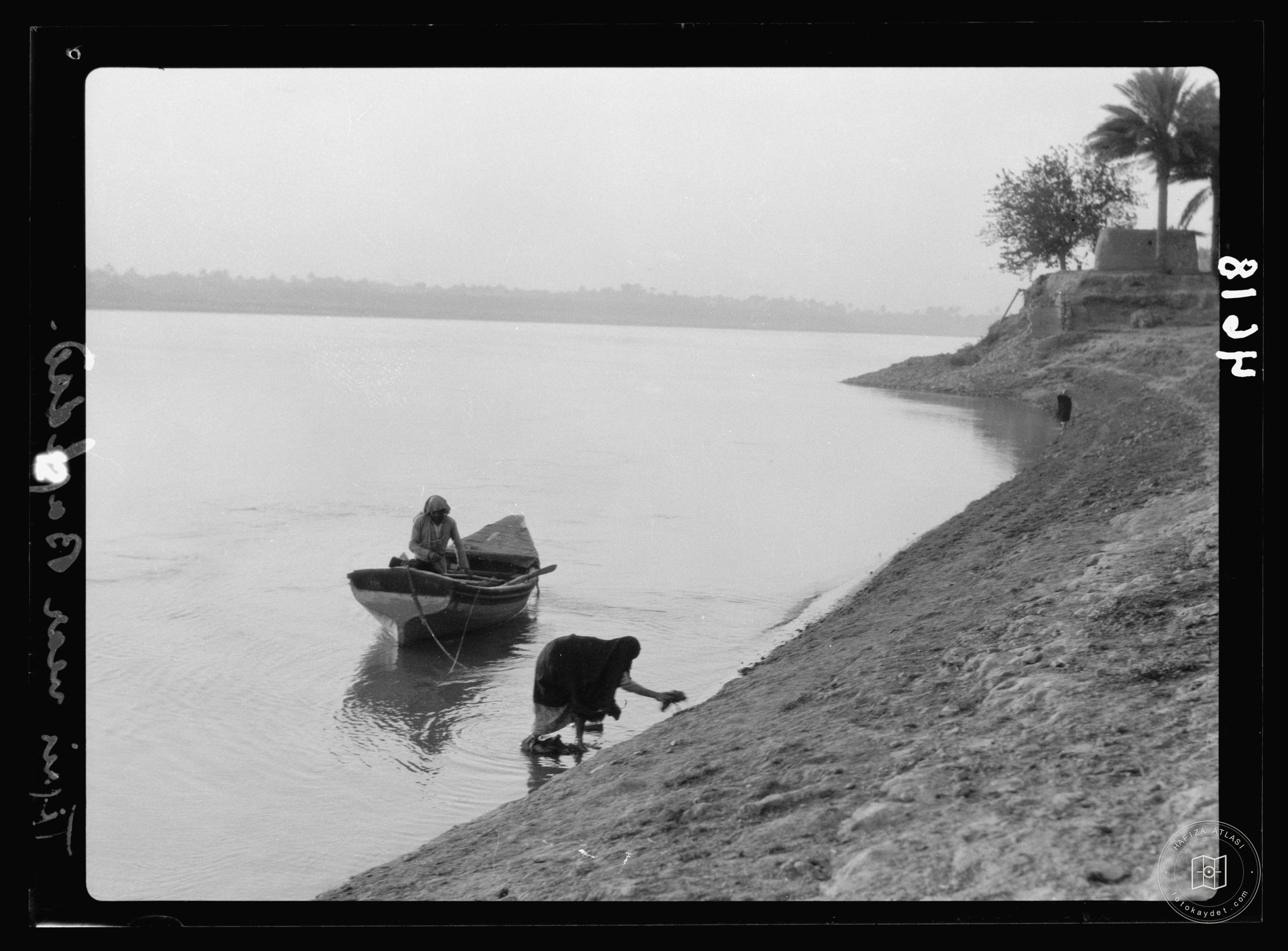 Baghdad. The Tigris. River scene on the outskirts of Baghdad