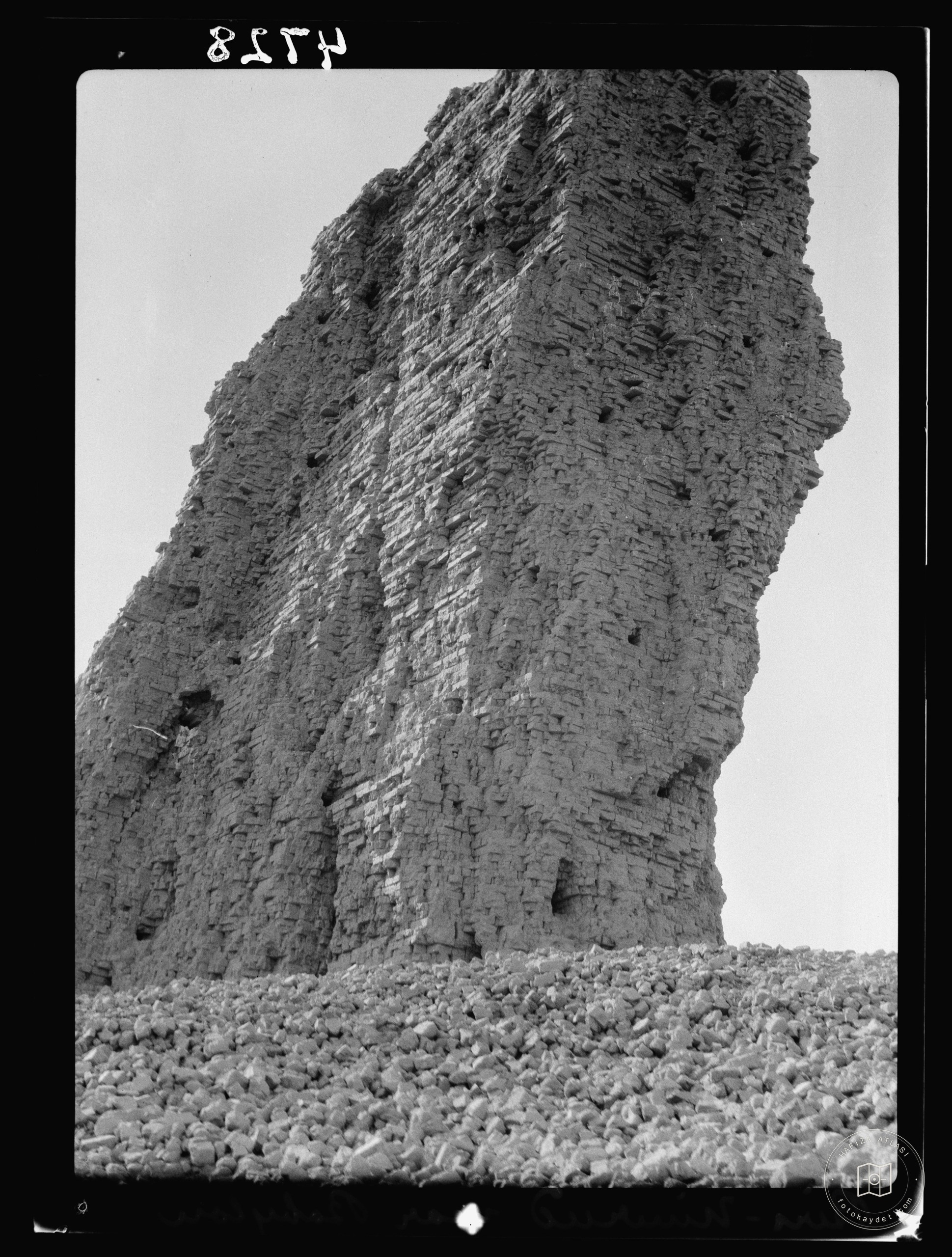 Birs Nimrud. Detail view of the Tower