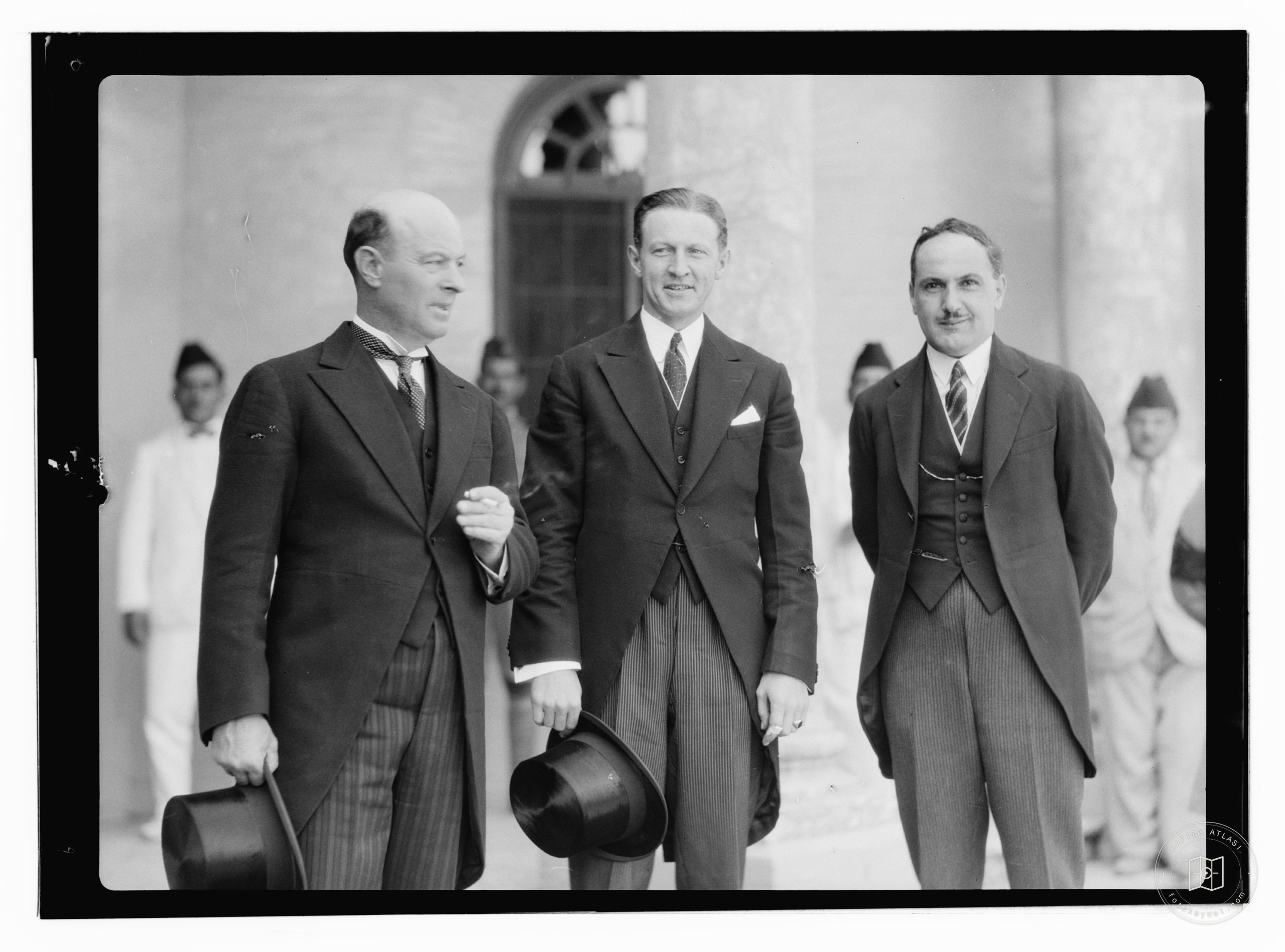10/6/32 at the palace etc., Baghdad, men in tails