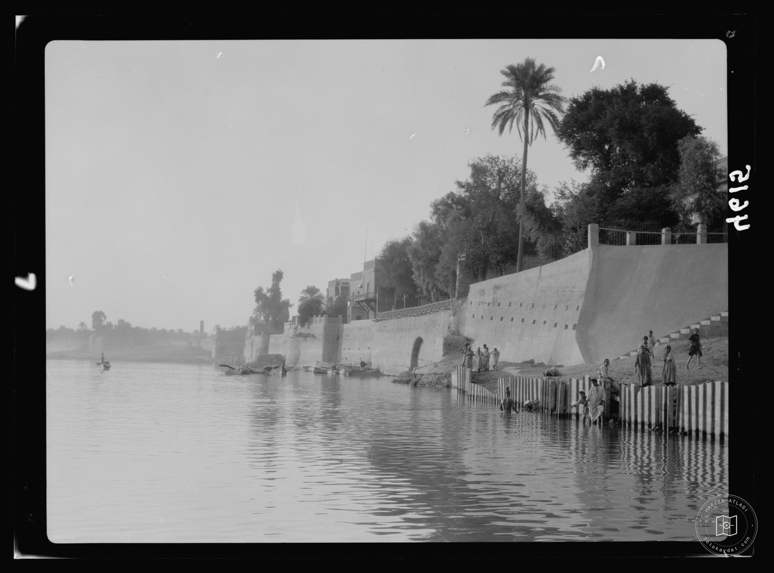 Baghdad. The Tigris. Scene on the N. bank of the rivernear the law courts' enclosure