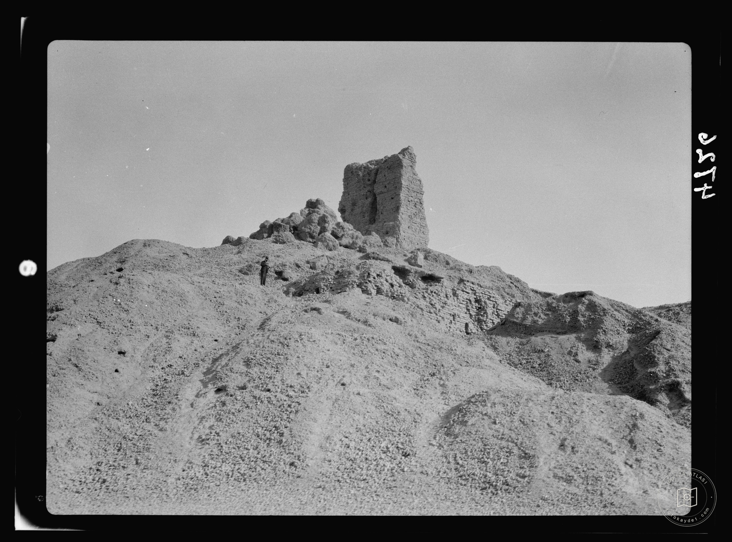Birs Nimrud. So-called Tower of Babel. Distant view