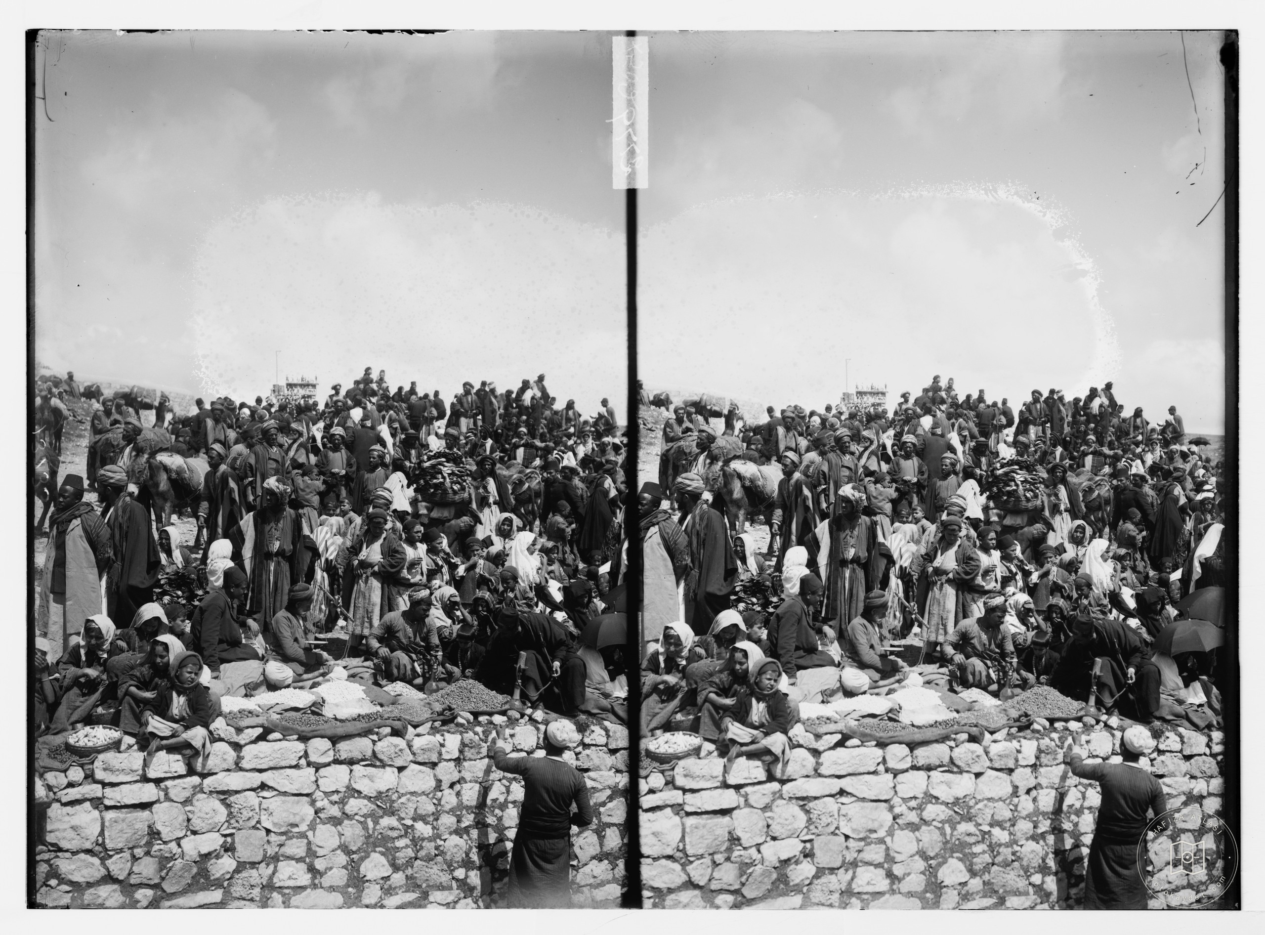 Historic scene from the Nabi Musa festivities