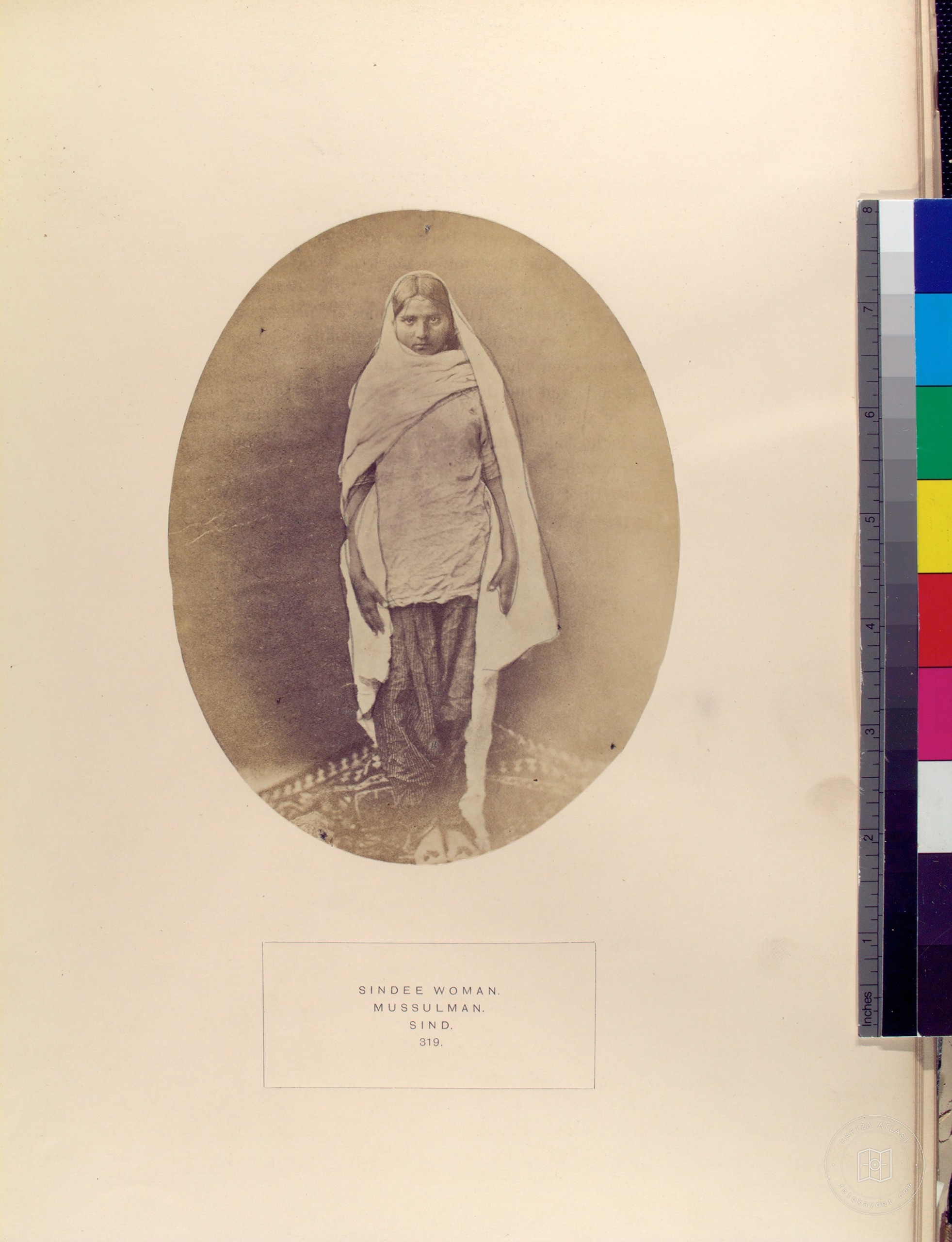 Portrait of a Sindhi woman