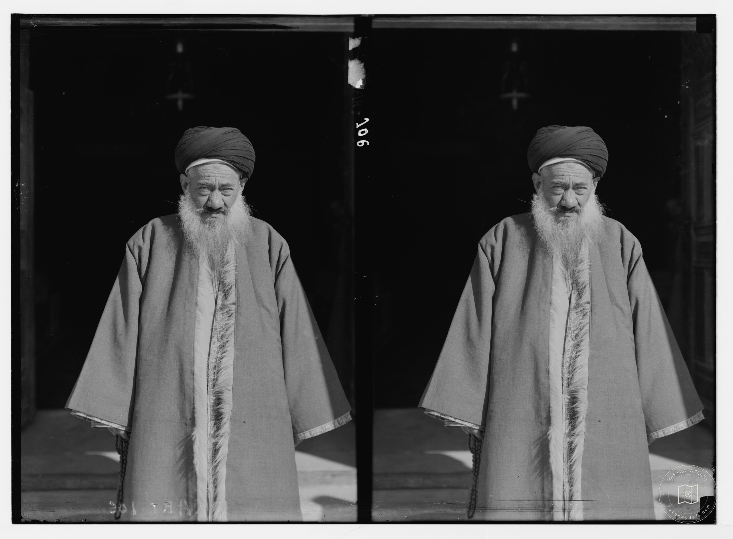 Portrait of a custodian of the Dome of the Rock