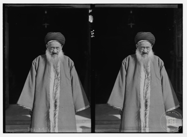 Portrait of a custodian of the Dome of the Rock