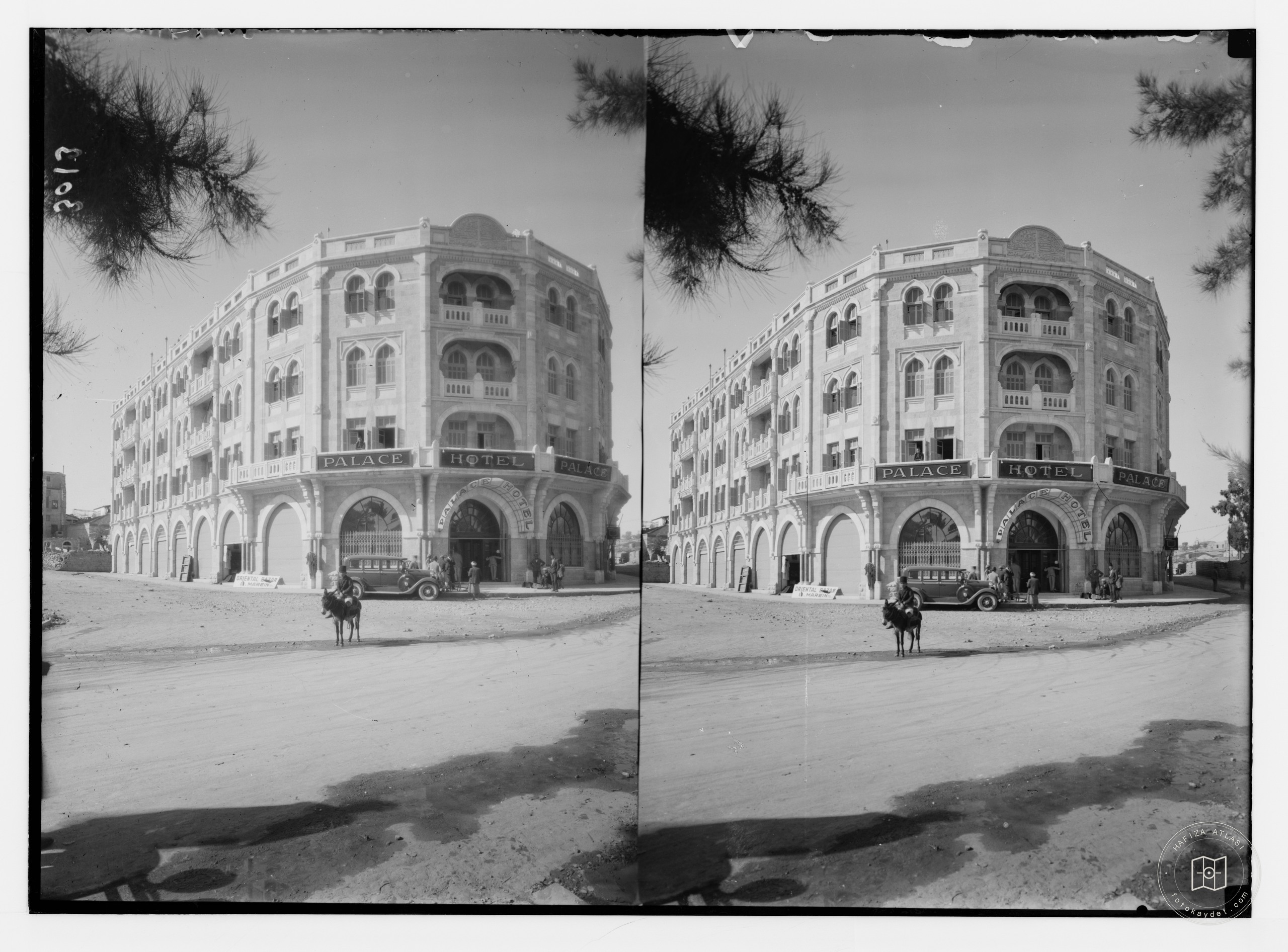Waqf building on Mamilla Road in Jerusalem