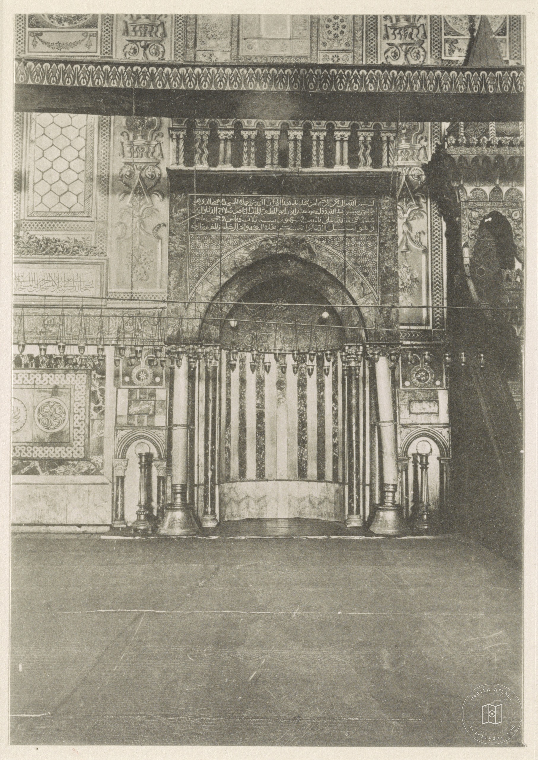 Historic mihrab of Al-Aqsa Mosque