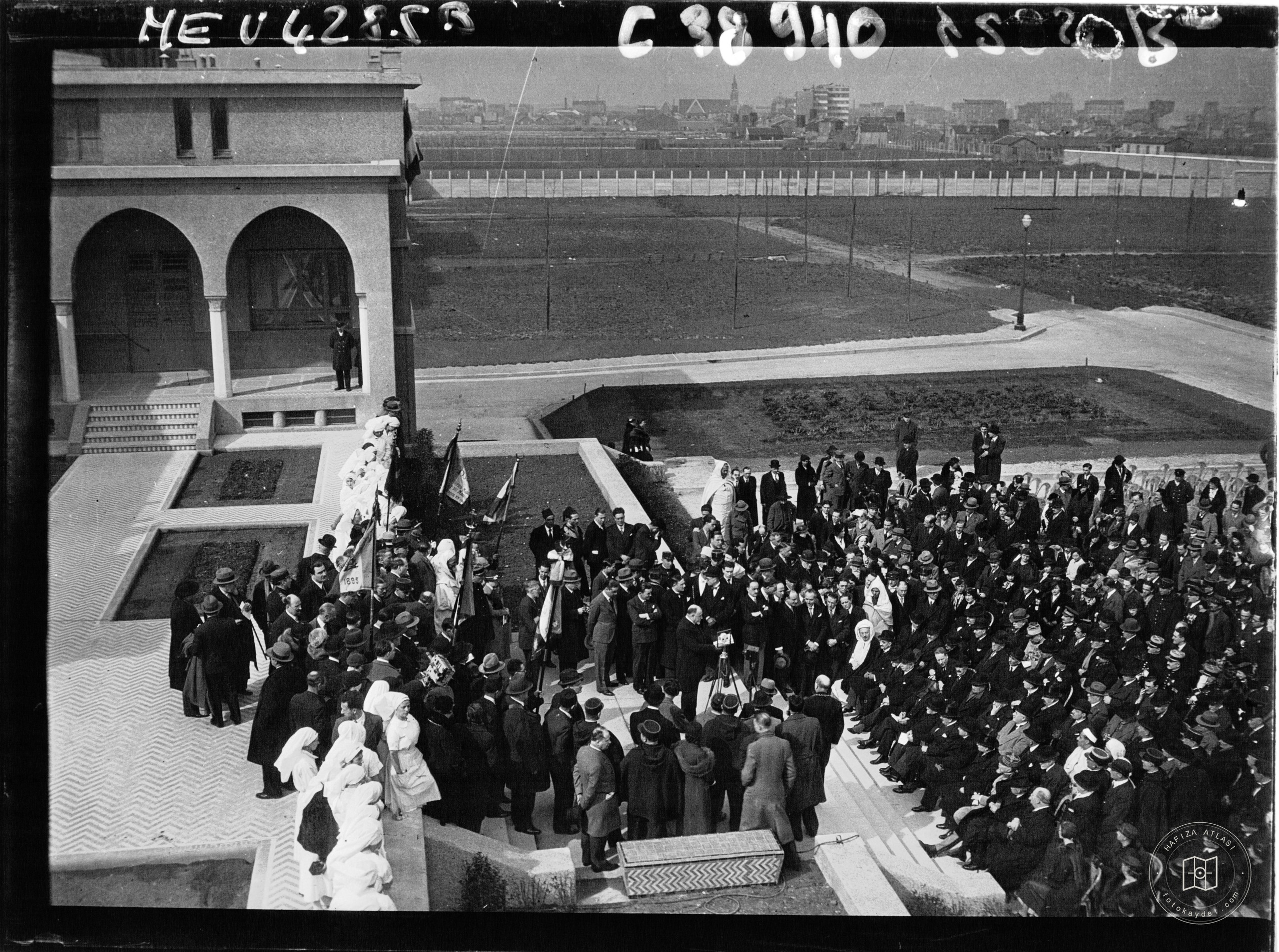 Guests at the hospital opening in Bobigny