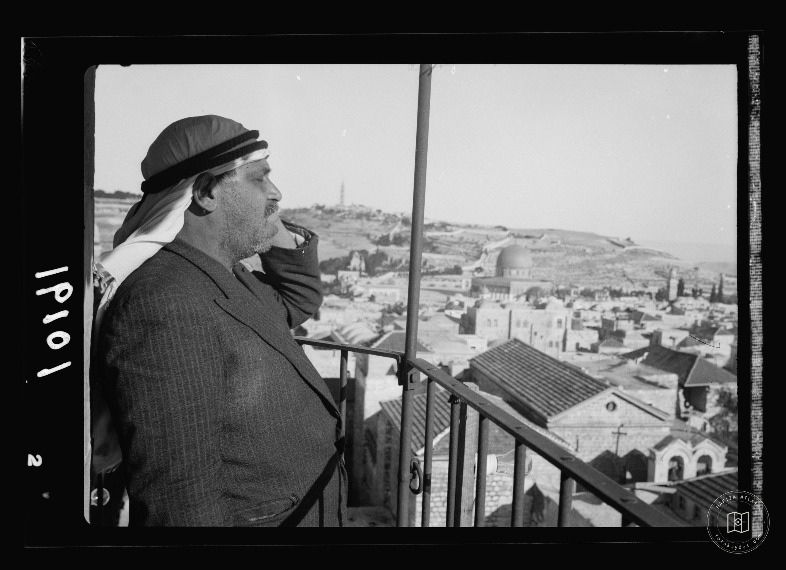 Call to prayer in Jerusalem