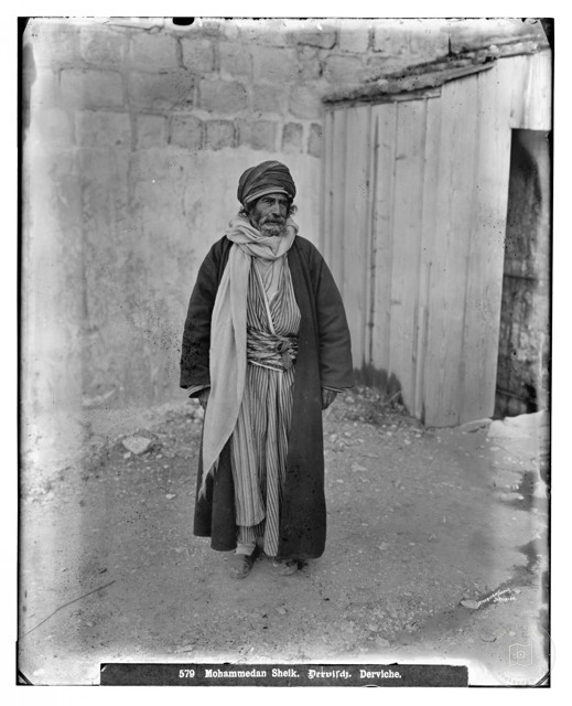 A sheikh in traditional dress
