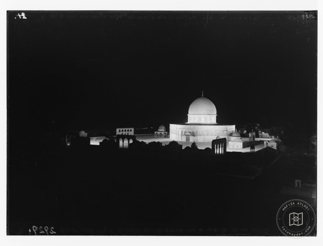 Dome of the Rock illuminated for Bayram