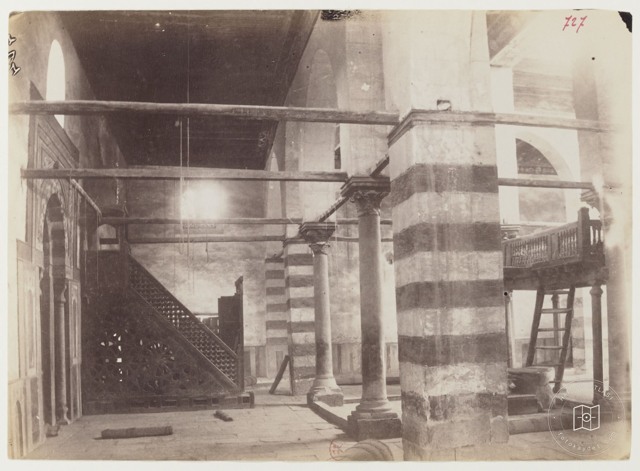 Interior of Amir Manjak al-Yusufi Mosque in Cairo