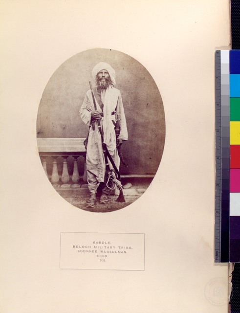 A man from the Gabol community in Sindh
