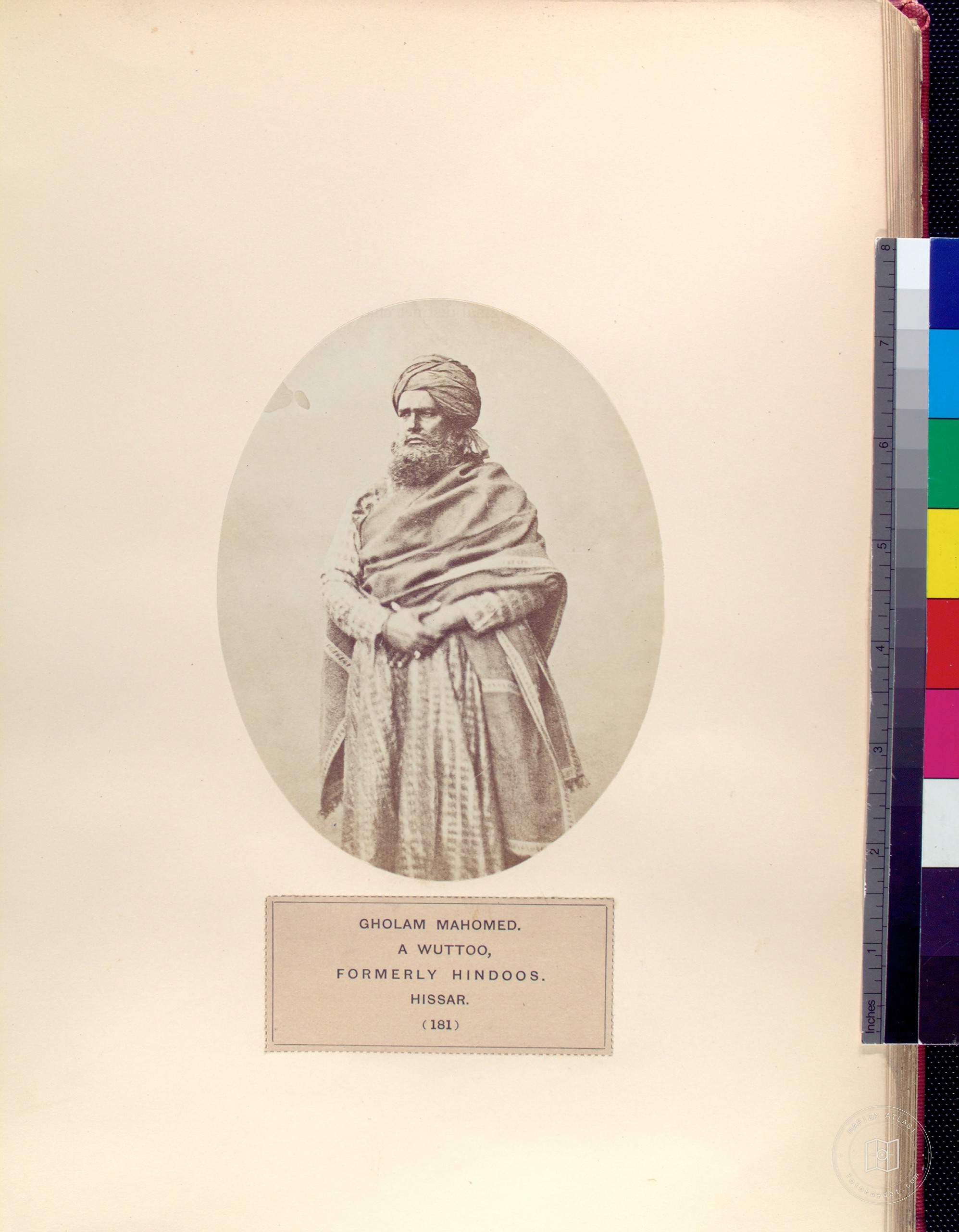 Portrait of Ghulam Muhammad in Hisar