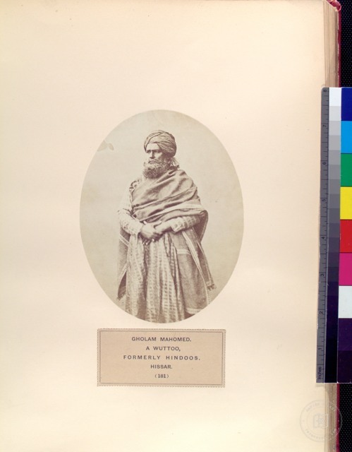 Portrait of Ghulam Muhammad in Hisar