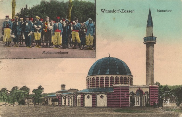 Wünsdorf kampında cami ve cemaat