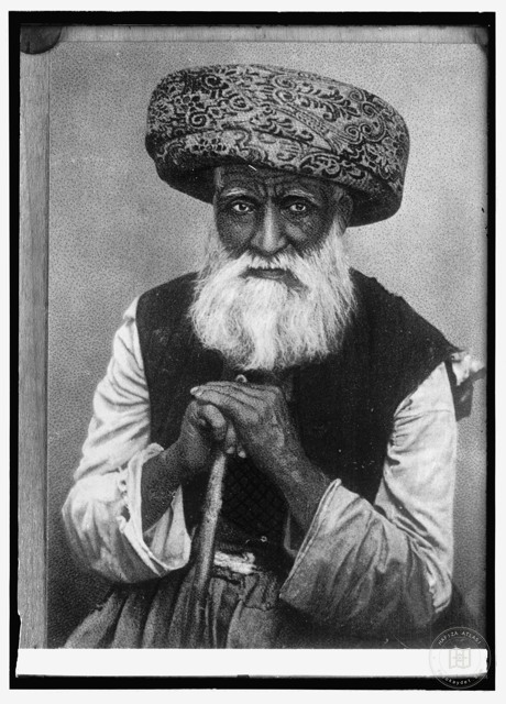 Portrait of a sheikh from Palestine