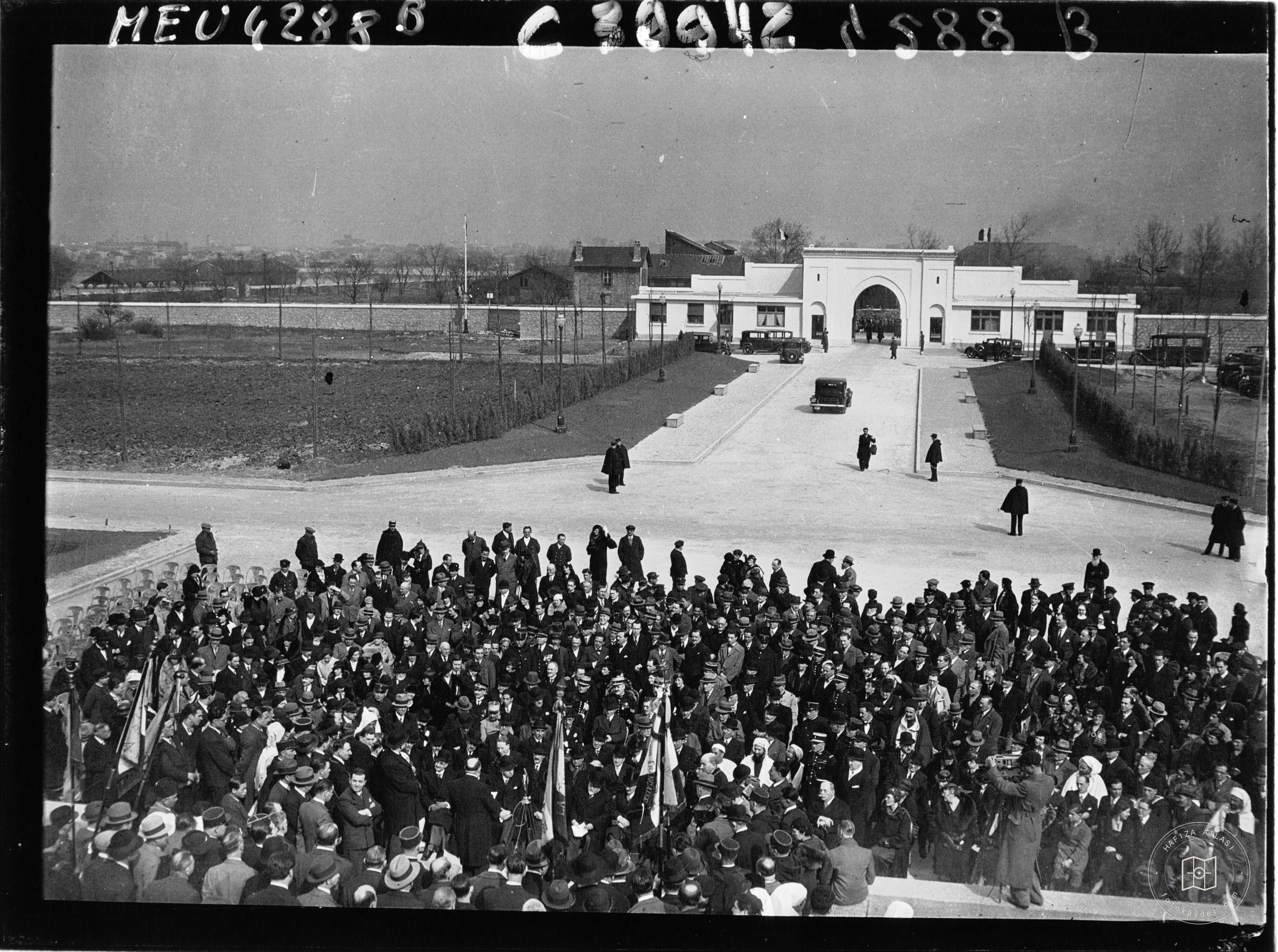 A scene from the hospital opening in Bobigny