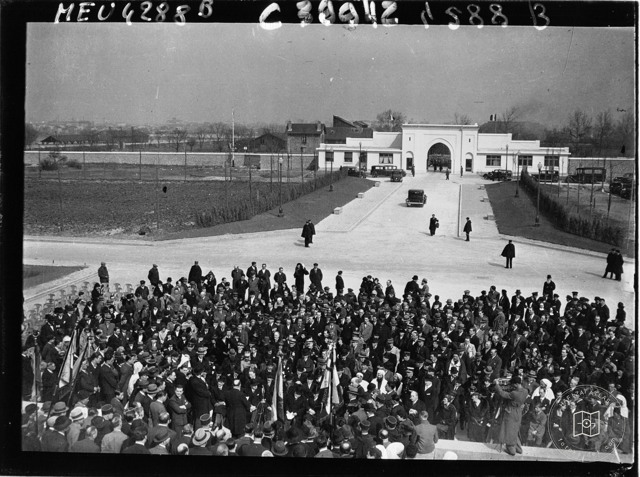 A scene from the hospital opening in Bobigny