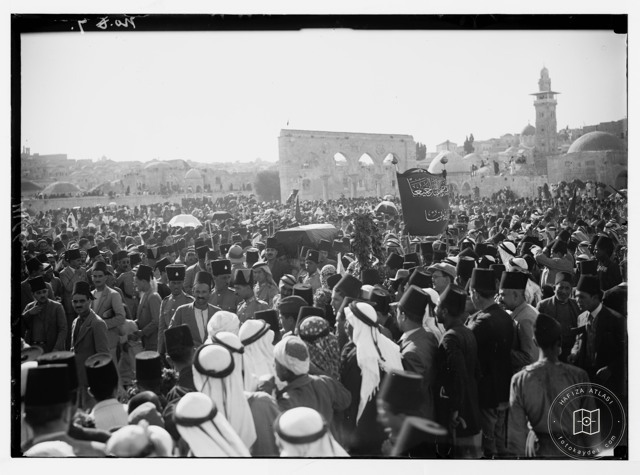 Funeral of Muhammad Ali Jauhar in Jerusalem