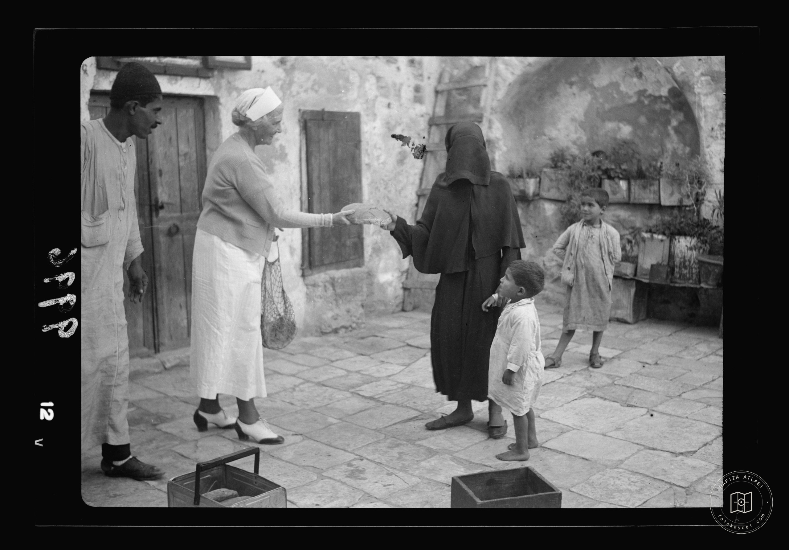 Delivering aid to families in Jerusalem