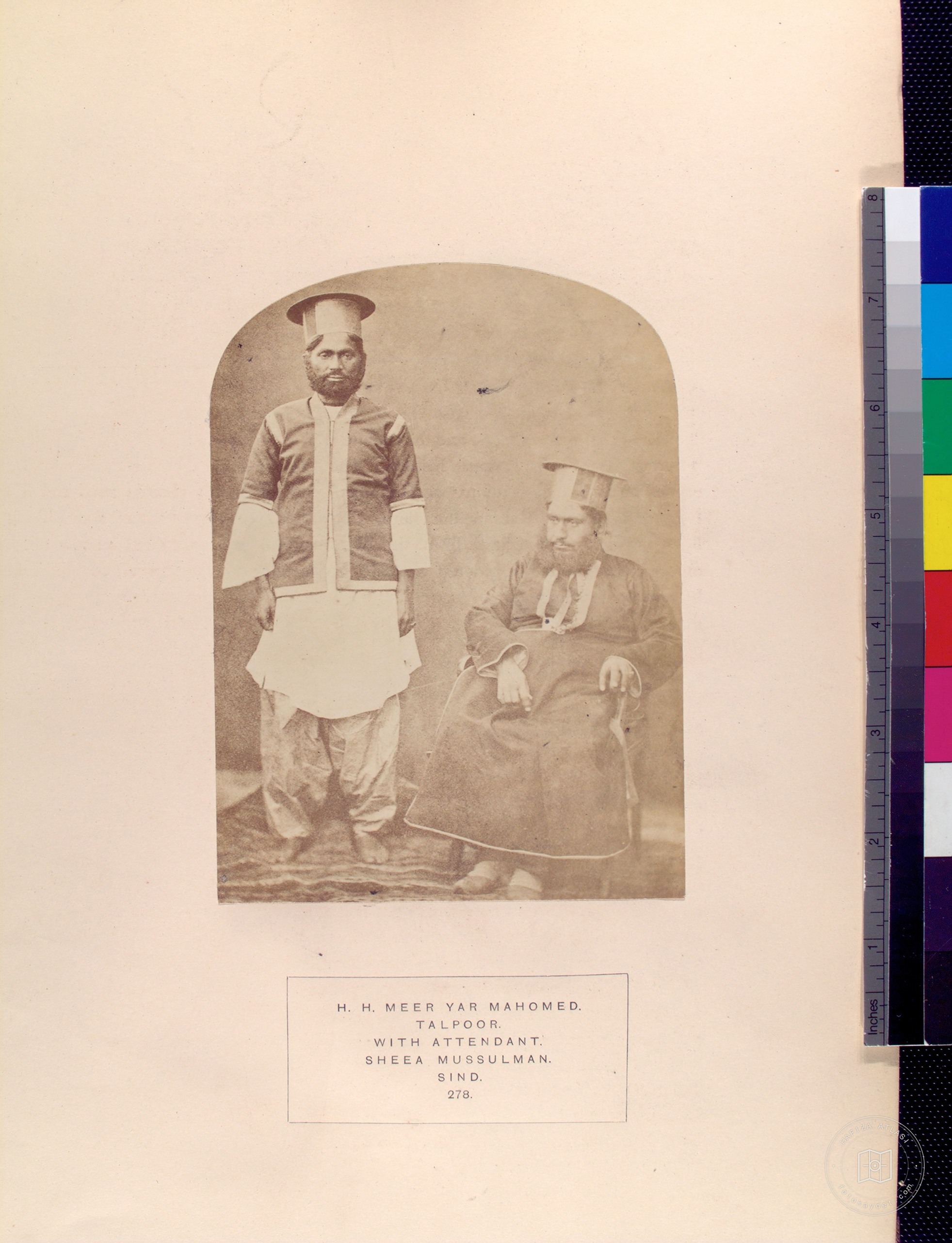 Mir Yar Muhammed Talpur ve refakatçisi