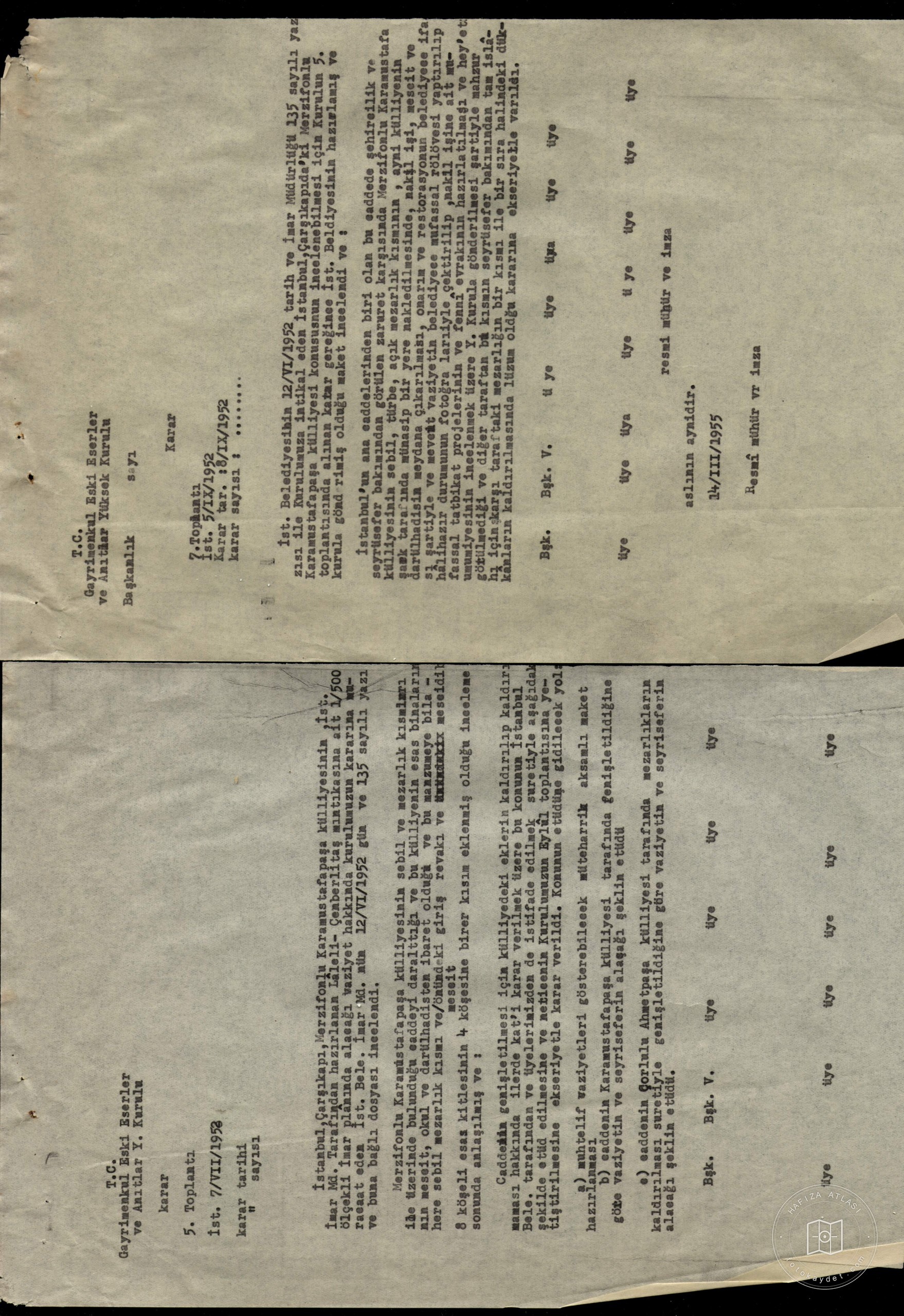 Kara Mustafa Pasha Medresesi, cebili, Mosque — Document