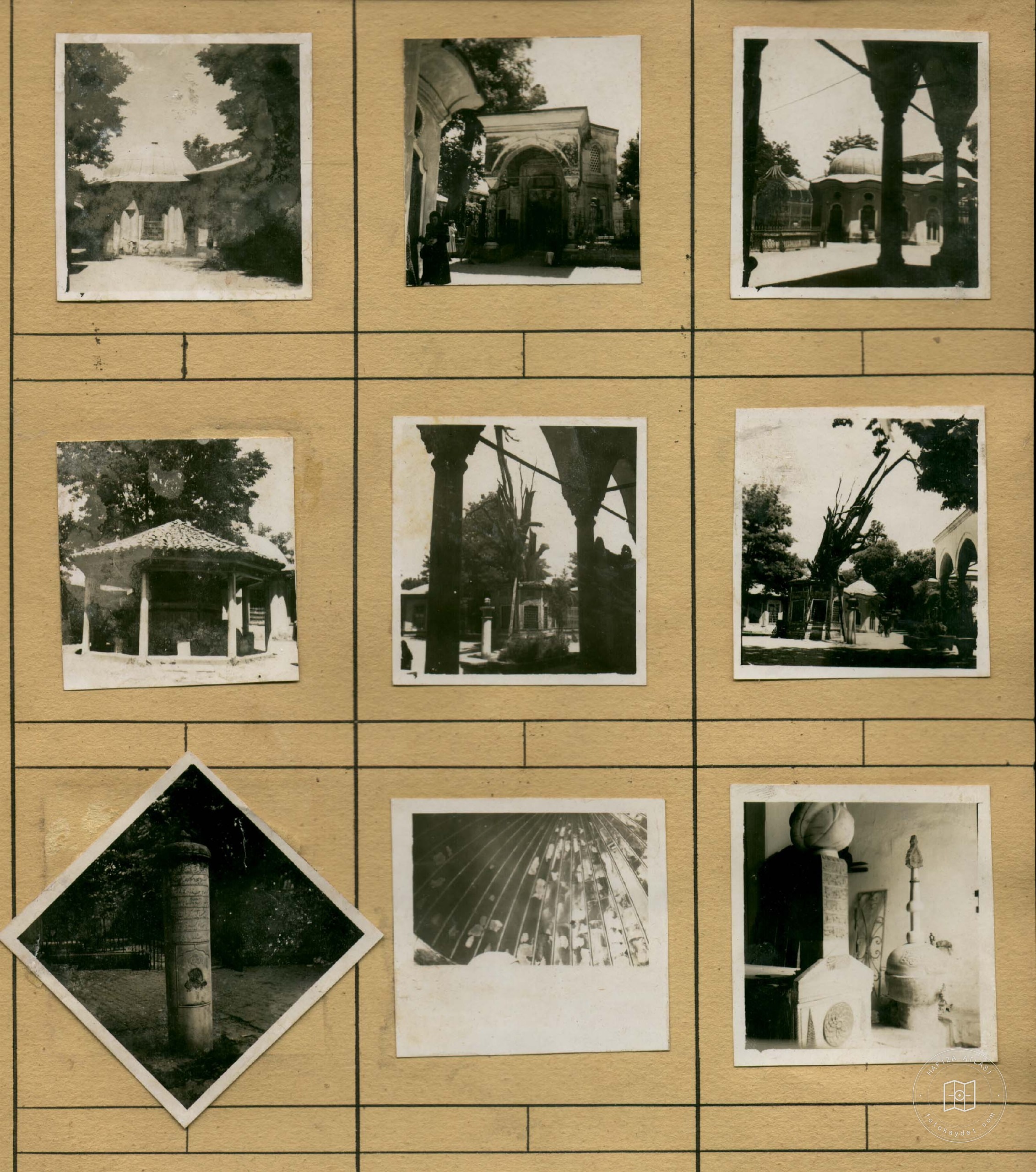Sümbül Efendi Dergah and Written Cemetery Stone — Album plate