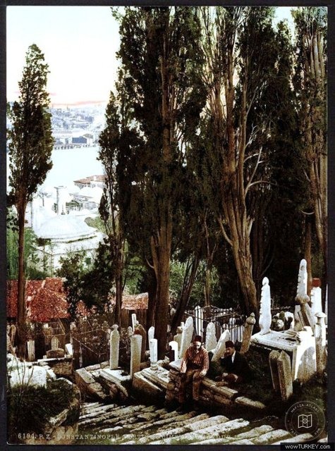 A Part Of The Eyoub Cemetery Consta