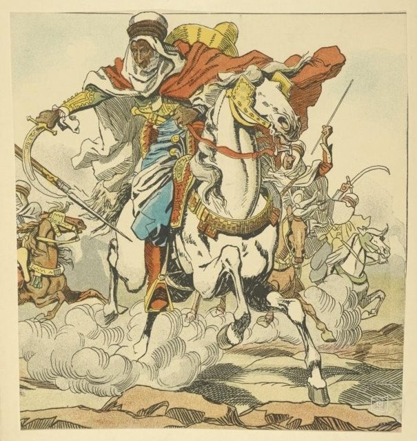 Ottoman People, Soldiers, Officers, Costumes — Portrait from the archive