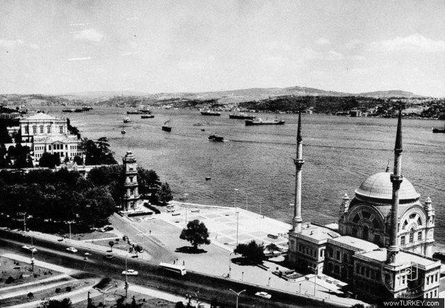 Dolmabahçe and Çırağan — View from the archive