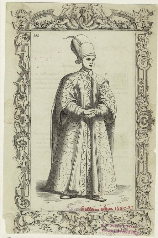 Ottoman People, Soldiers, Officers, Costumes — Portrait from the archive