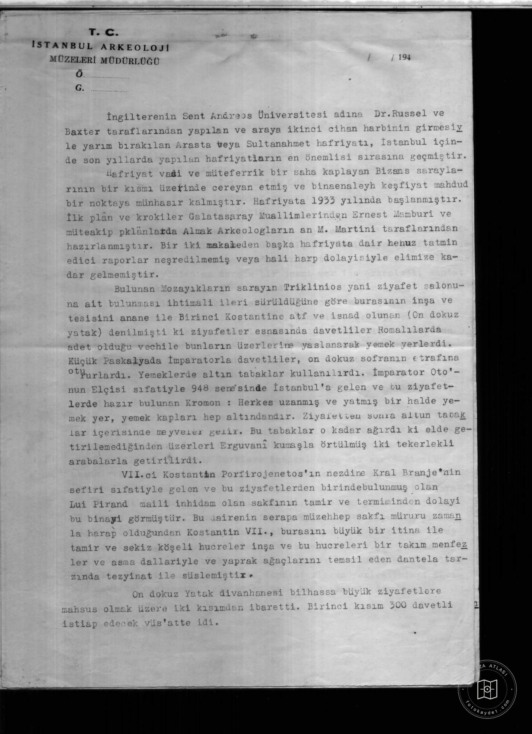 İMPARATOR Palace — Document