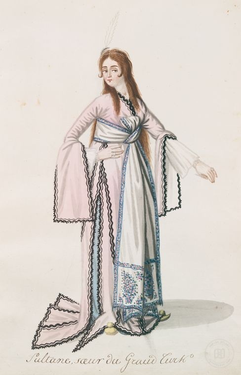 Ottoman People, Soldiers, Officers, Costumes — Portrait from the archive