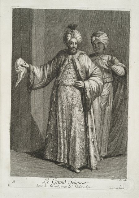 Ottoman People, Soldiers, Officers, Costumes — Portrait from the archive