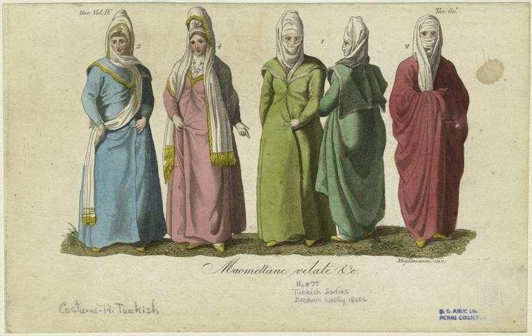 Ottoman People, Soldiers, Officers, Costumes — Portrait from the archive