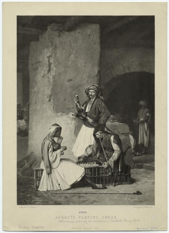 Ottoman People, Soldiers, Officers, Costumes — Portrait from the archive
