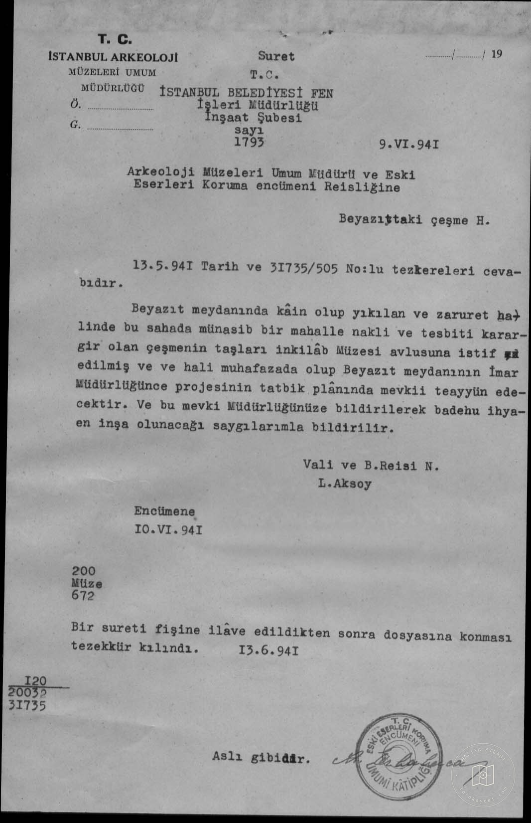 HACI MAHMUT Fountain — Document