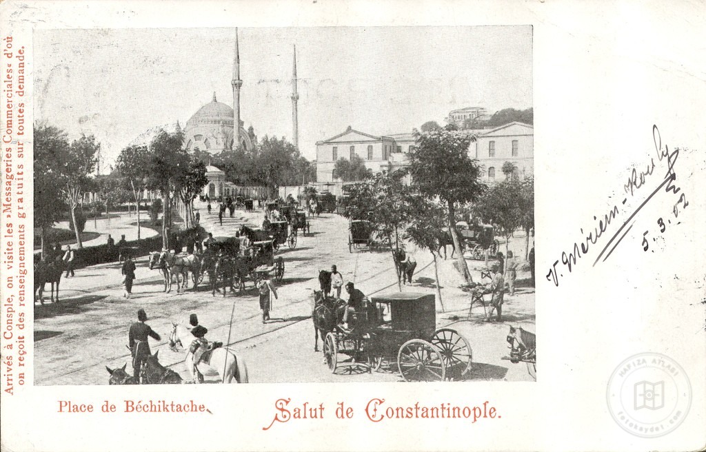 Dolmabahçe ve Çırağan — Arşivden bir görünüm