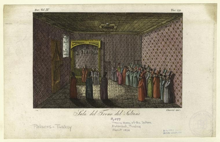 Ottoman People, Soldiers, Officers, Costumes — Portrait from the archive
