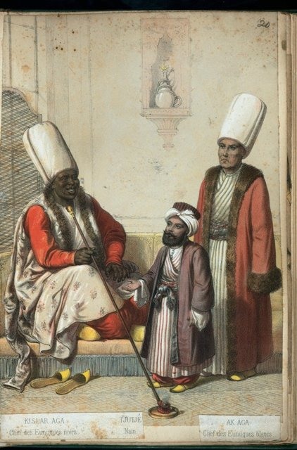 Ottoman People, Soldiers, Officers, Costumes — Portrait from the archive