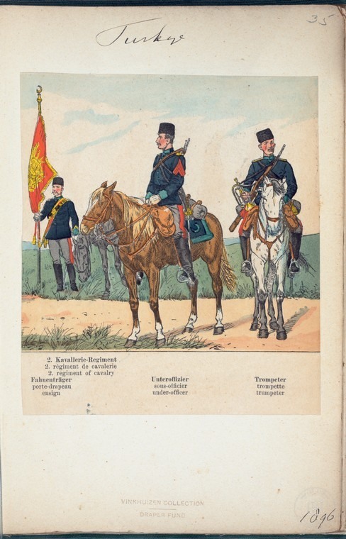 Osmanlı Halkları, Askerleri, Memurlar, Kostümleri — Portre ve kişi arşivi